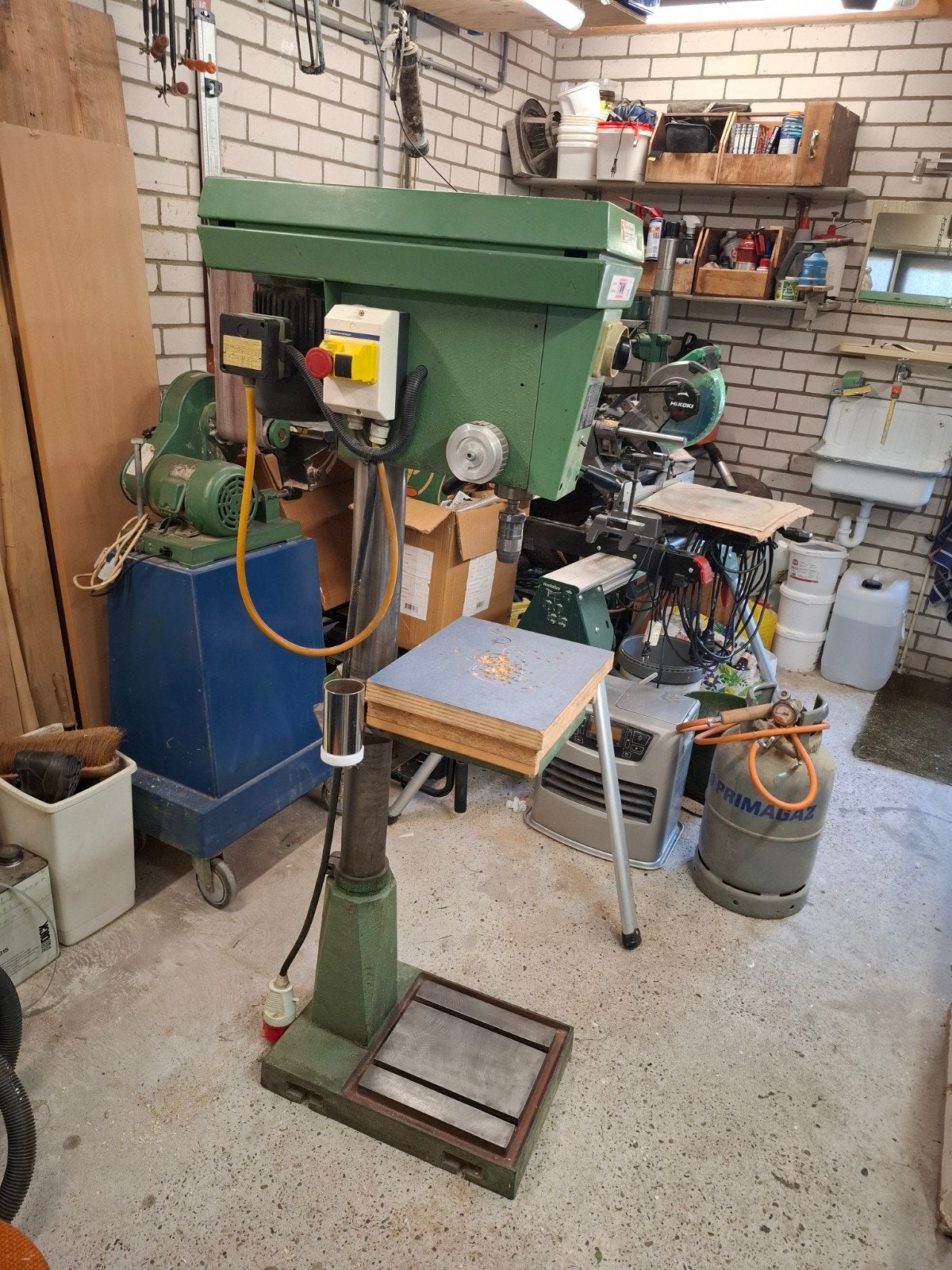 Kolomboormachine, Ophalen, Gebruikt