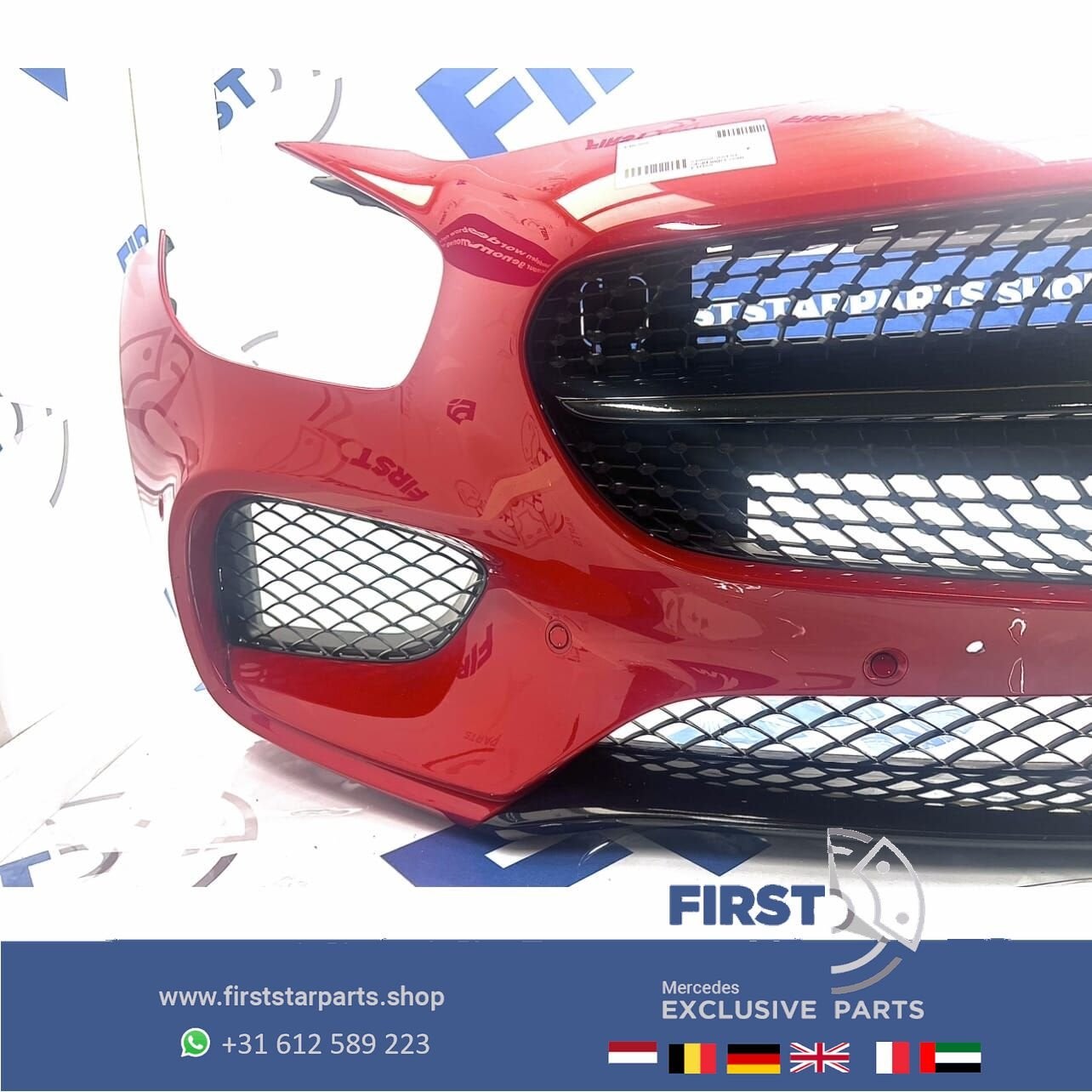 W190 AMG GT VOORBUMPER COMPLEET Mercedes GT GTC GTS AMG ORIG, Gebruikt, -, Voor, Ophalen of Verzenden