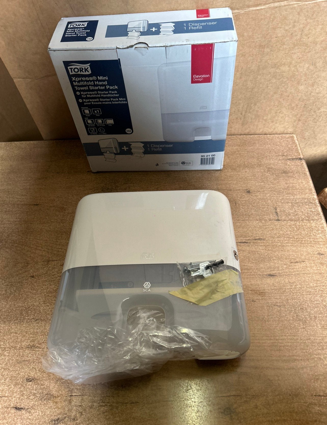 Handdoekdispenser, Ophalen, Zo goed als nieuw, Wit