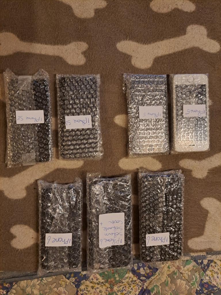 7 iPhones (3x 6, 2x SE, 2x 5) met schade, werkend, Telecommunicatie, Mobiele telefoons | Apple iPhone, Gebruikt, 16 GB, Ophalen of Verzenden