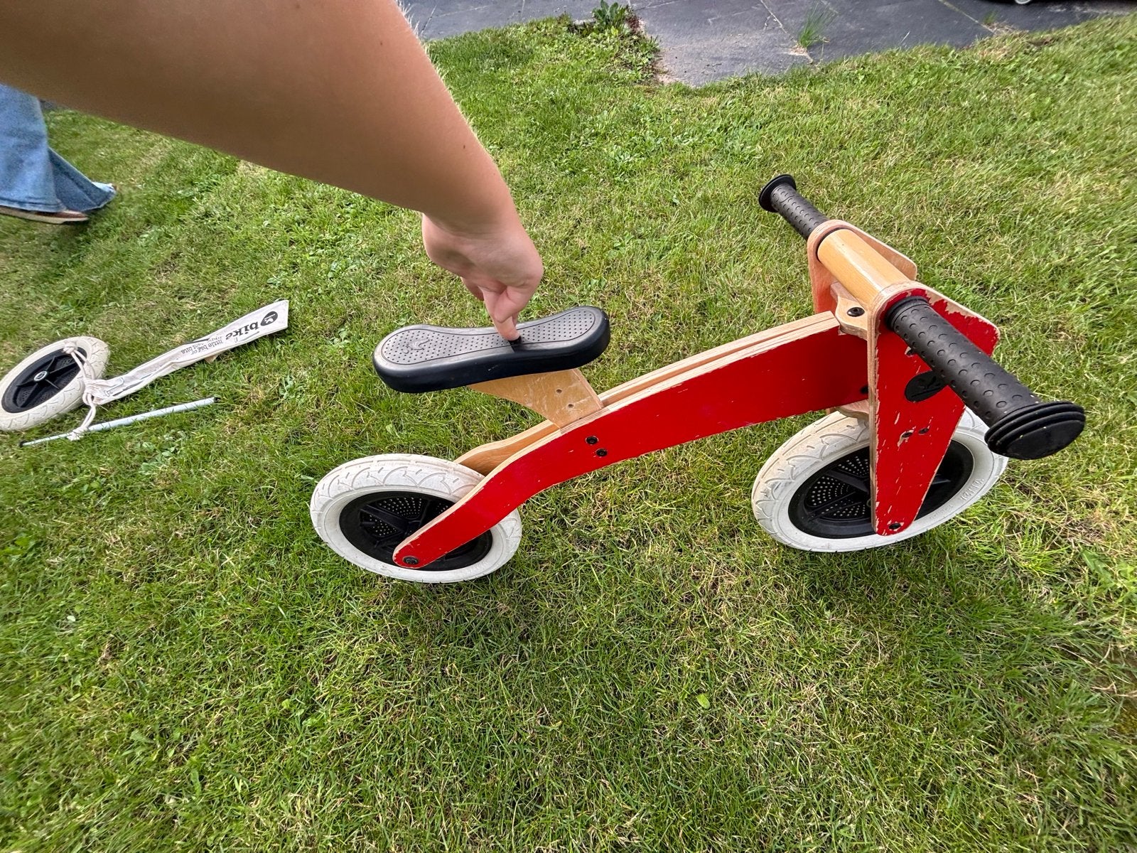 Wishbone Bike 3-in-1 Loopfiets - Verstelbaar Zadel, Ophalen, Gebruikt, Loopfiets