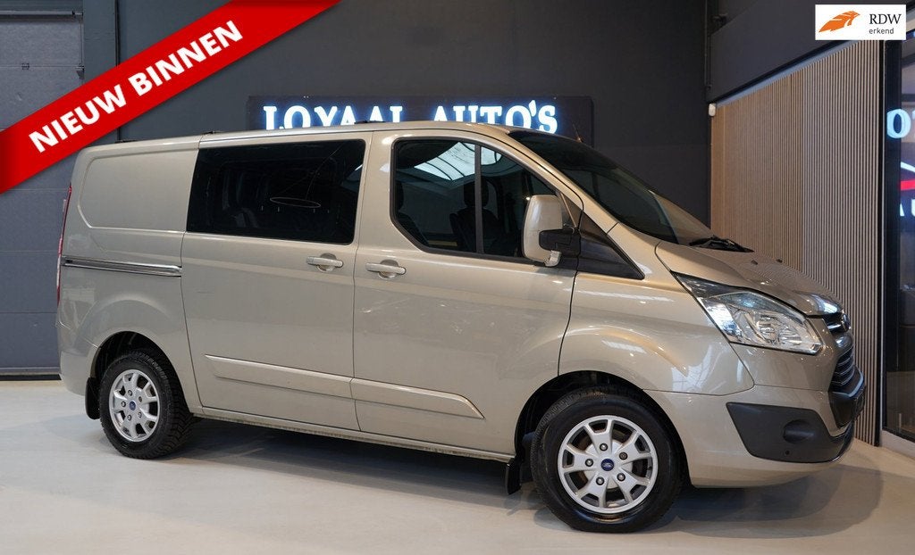 Ford Transit Custom 270 2.2 TDCI L1H1 Limited DC | NAVI | AI, Voorwielaandrijving, Euro 5, 125 pk, Gebruikt