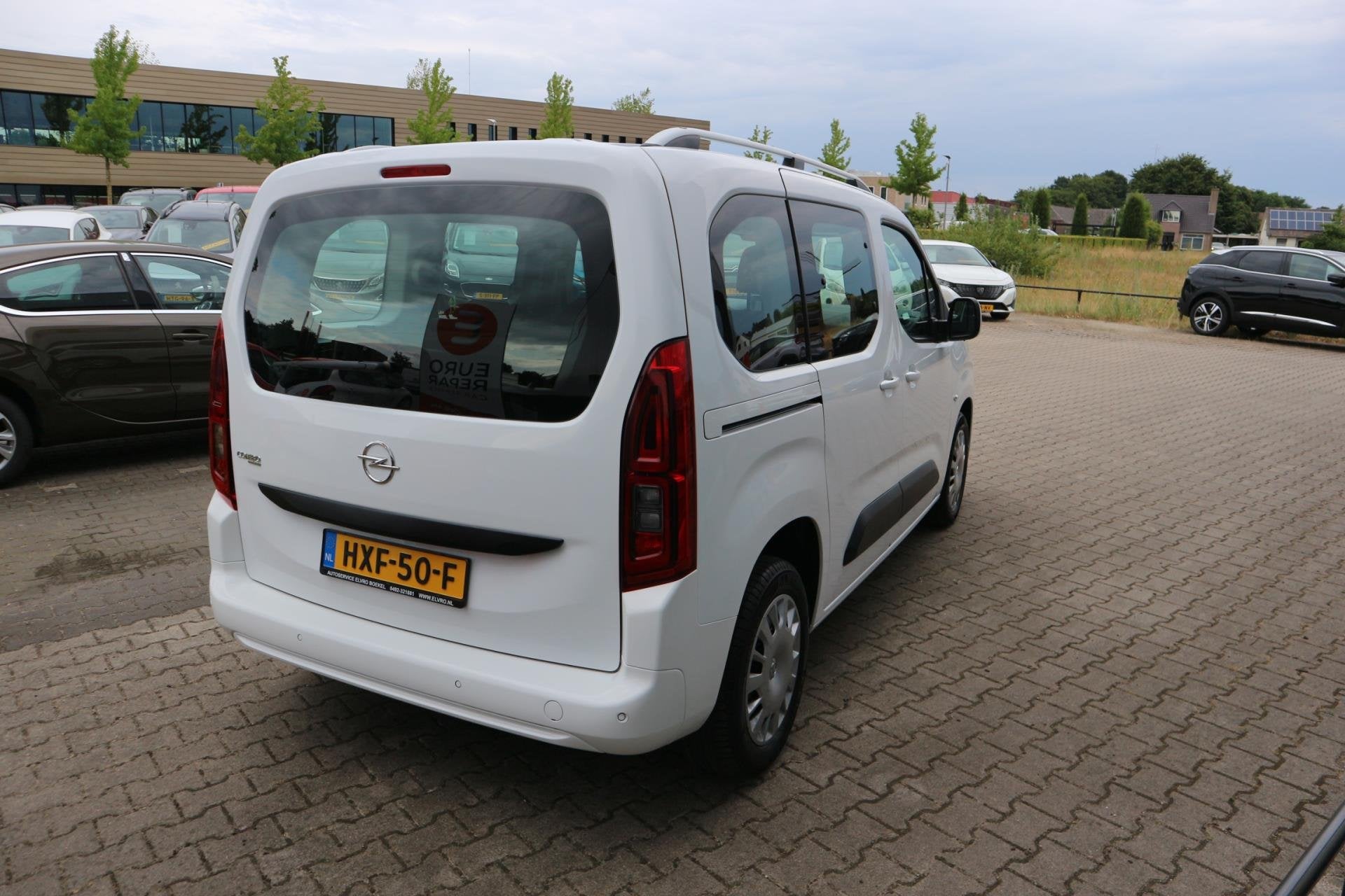 Opel Combo Tour 1.2 Turbo Edition 7 PERSOONS NAVI PDC AIRCO, Stof, Gebruikt, 7 stoelen, Wit