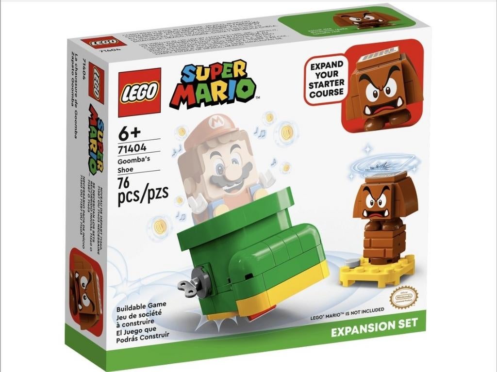 Lego Super Mario 71404 Goomba's Shoe, Lego, Nieuw, Ophalen of Verzenden, Ongeopend/sealed