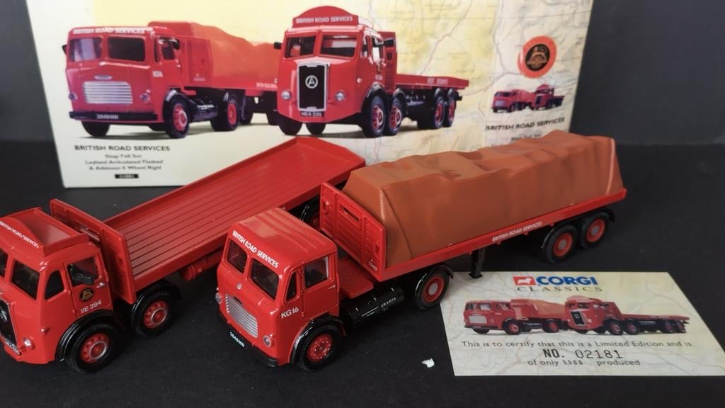 Leyland & Atkinson Flatbed British Road Services Corgi Pol, Corgi, Corgi@corgi.co.uk, Nieuw, Ophalen of Verzenden