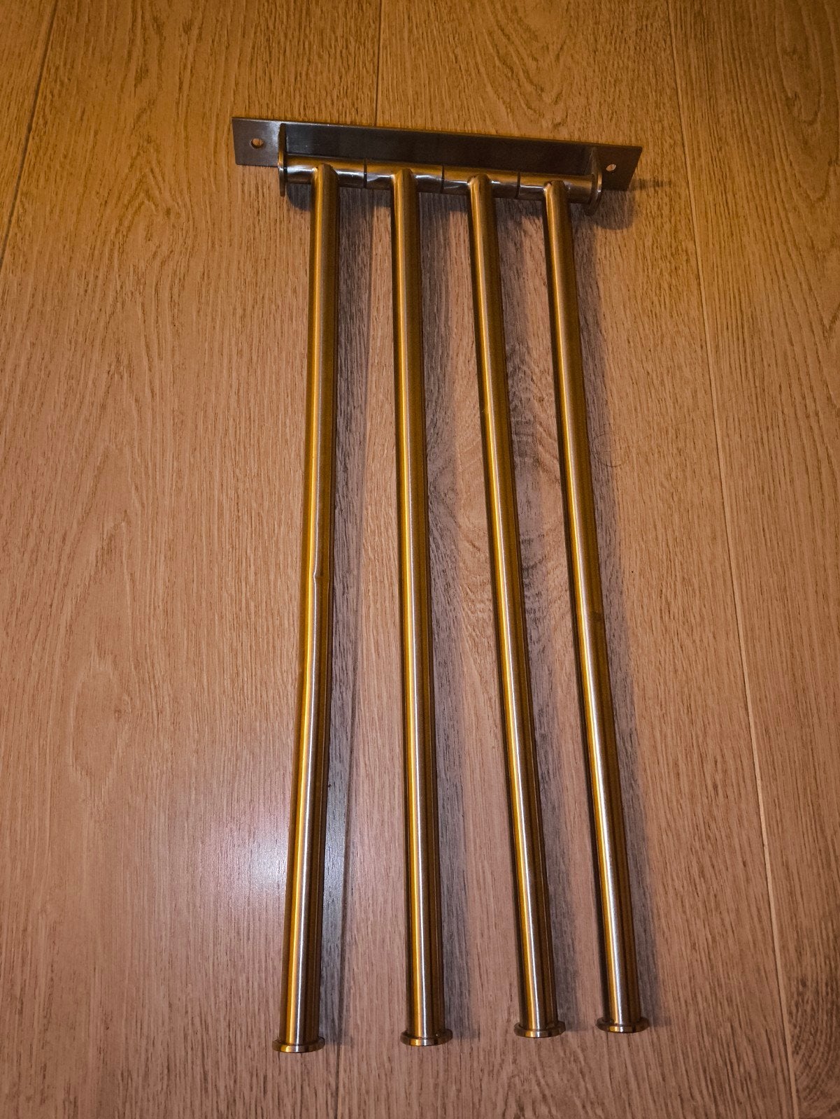 IKEA Grundtal Rek handdoekrek / droogrek, Gebruikt, Ophalen of Verzenden, Zilver, Metaal