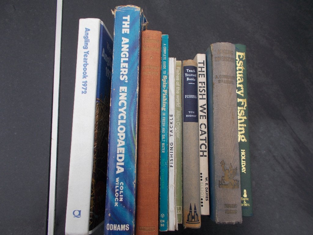 10 engelstalige visboeken / hengelsportboeken, Watersport en Boten, Hengelsport | Algemeen, Verzenden, Gebruikt, Boek of Tijdschrift
