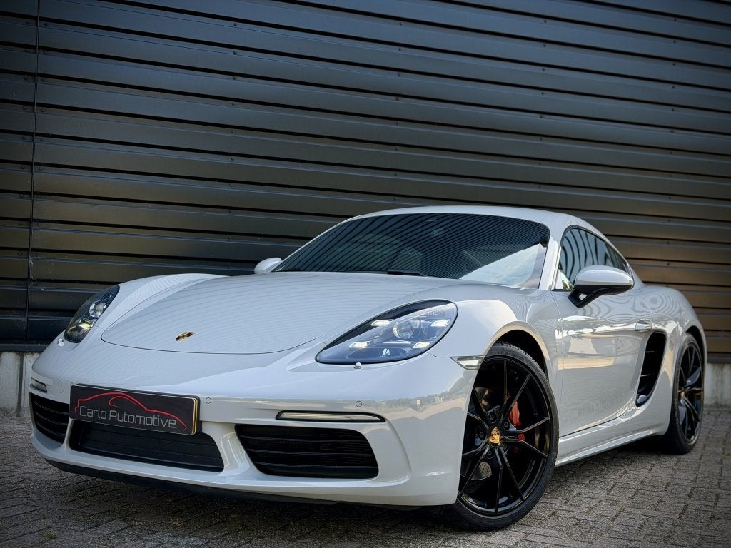 Porsche 718 Cayman 2.0 PDK|SPORTUITLAAT|KREIDE|18 W|PASM|BOS, Auto's, Porsche, Gebruikt, 4 cilinders, Bedrijf, 2 stoelen