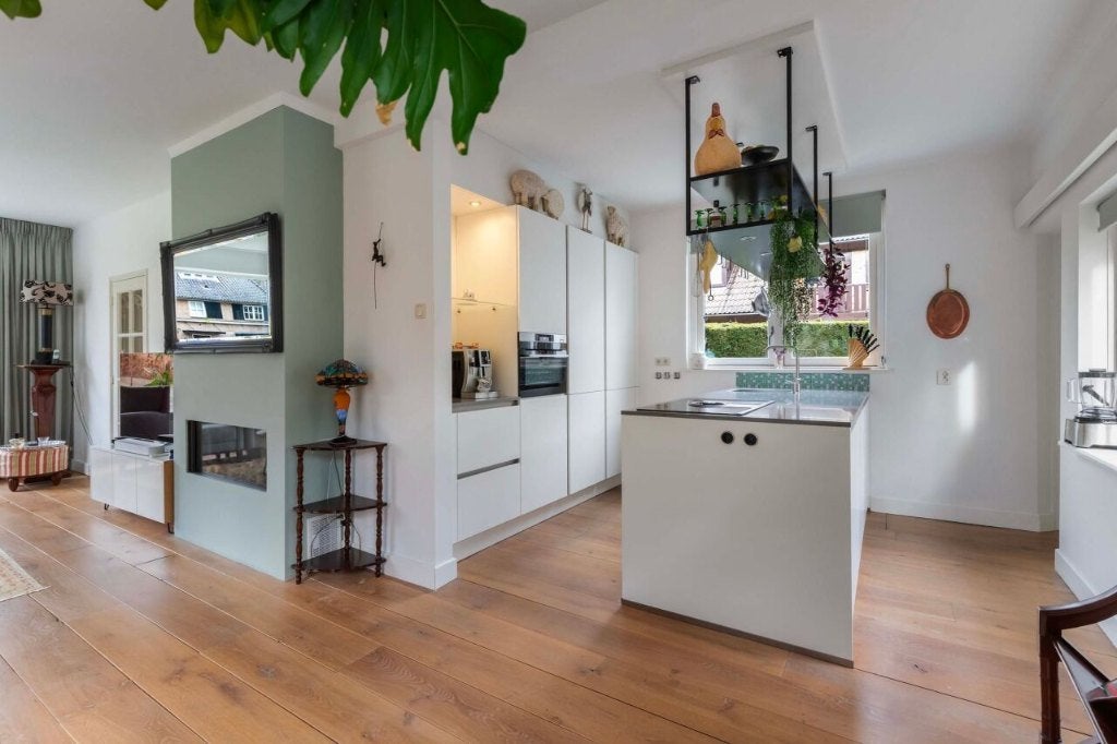 Moderne mat witte eilandkeuken directbeschikbaarGEDEMONTEERD, Huis en Inrichting, Keuken | Complete keukens, Wit, Overige typen
