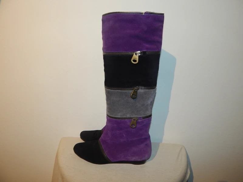 Marc Jacobs vintage hoge laarzen ritsen kleuren mt 39.5