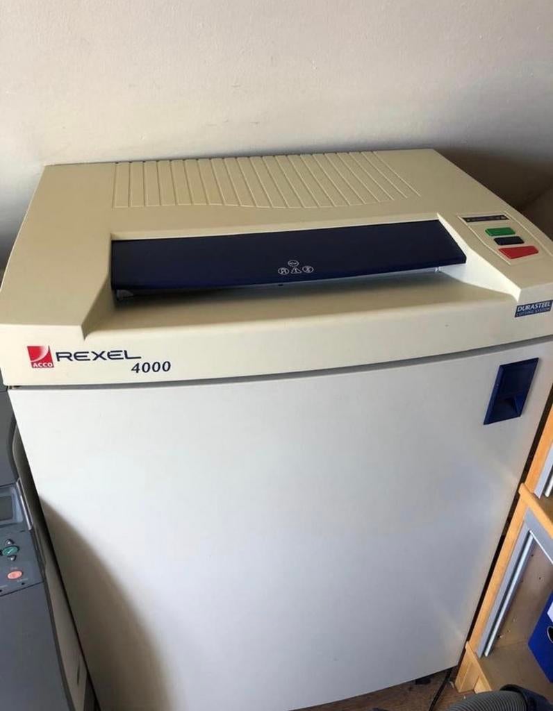 Papiervernietiger Rexel 4000, Diversen, Ophalen, Zo goed als nieuw