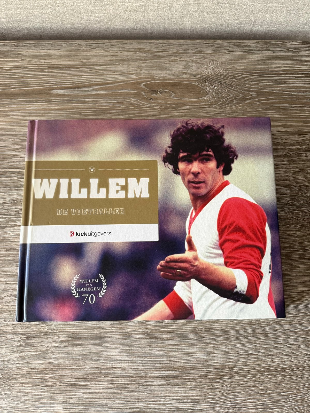 Willem de voetballer -  ⚽️  Willem van Hanegem 70 jaar, Ophalen, Nieuw, Balsport