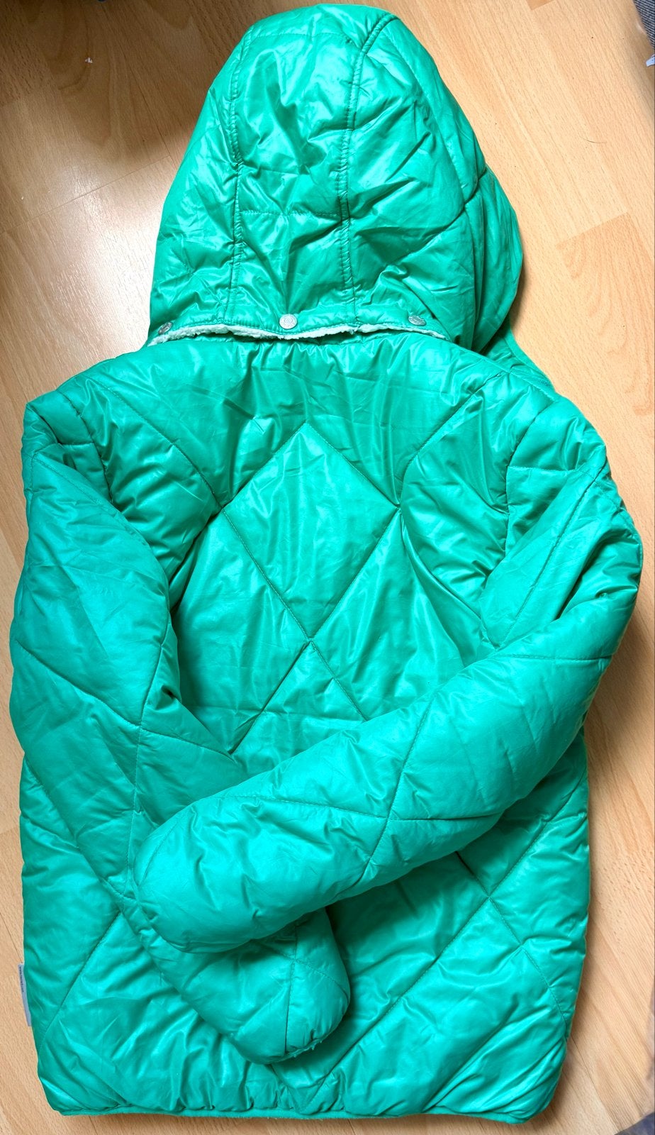 Name It Kinderjas Groen - Maat 152, Ophalen, Zo goed als nieuw, Jongen of Meisje, Jas