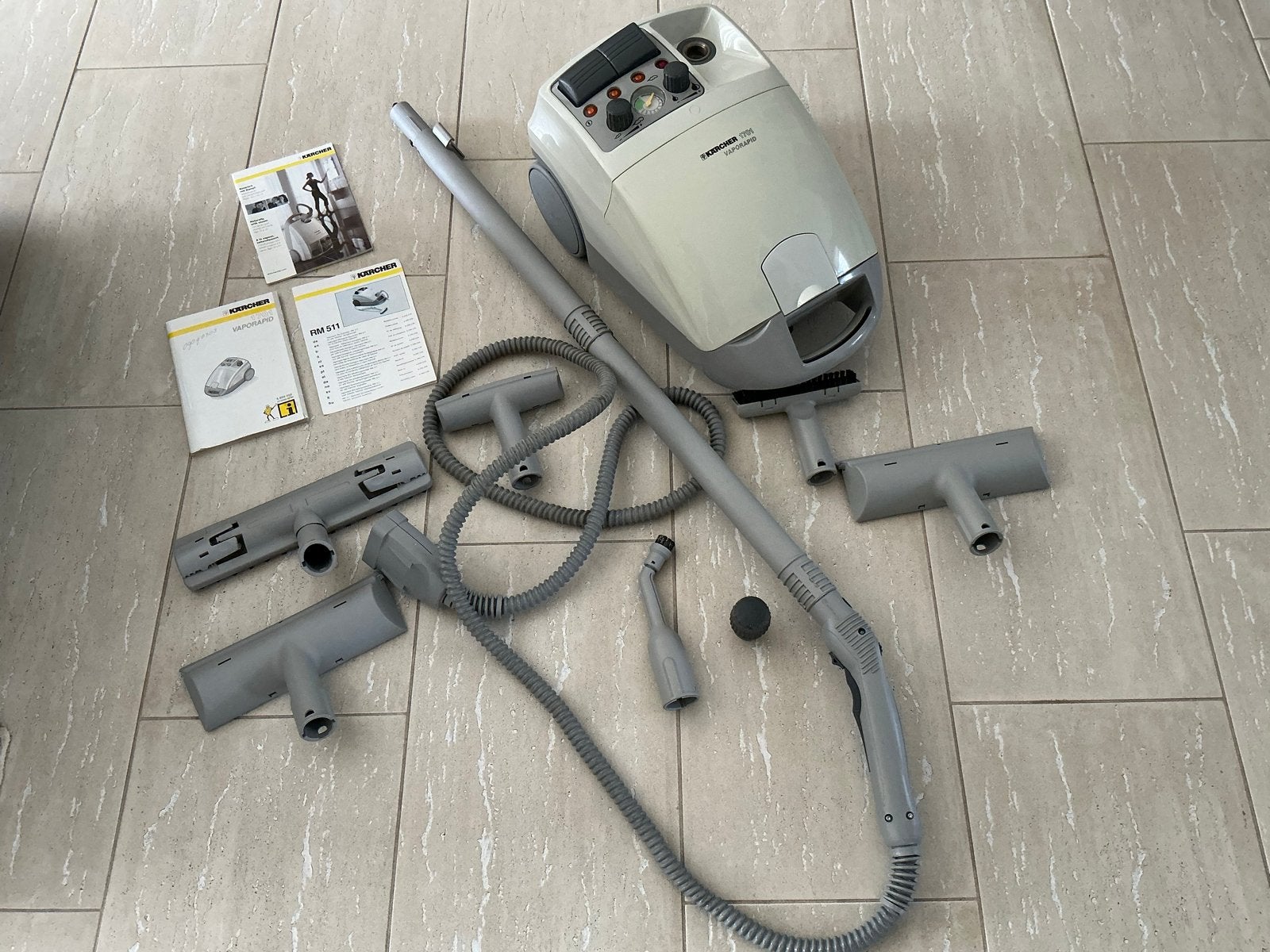 Kärcher Vaporapid 1701 Stoomreiniger - Krachtige Reiniging, Inclusief accessoires, Gebruikt, Kärcher, Ophalen of Verzenden