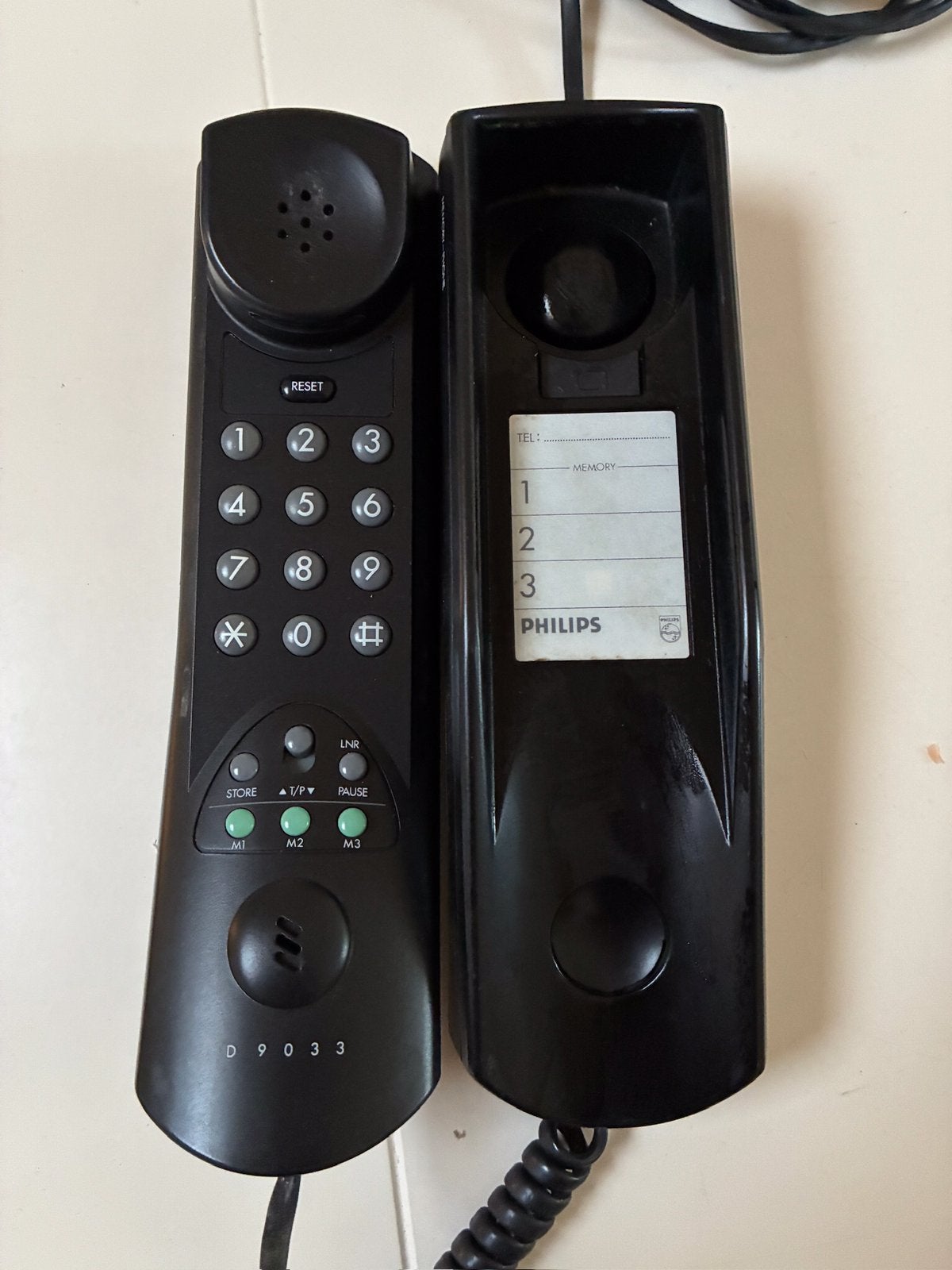 Philips D9033 wandtelefoon met geheugen, Telecommunicatie, Vaste telefoons | Niet Draadloos, Ophalen of Verzenden, Zo goed als nieuw