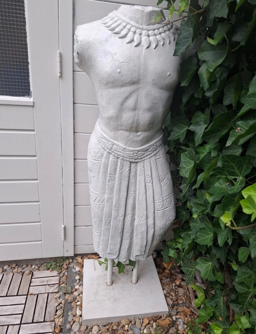 Decoratieve torso Thaise krijger, Ophalen, Handgemaakt, Overige materialen, Beeld