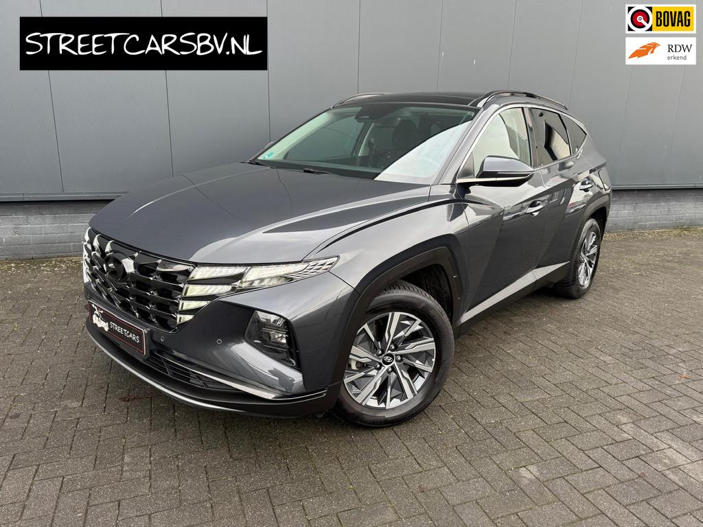 Hyundai Tucson 1.6 T-GDI HEV 180PK /Led /Pano /Winterpakket, 12 maanden, Stof, Gebruikt, 4 cilinders