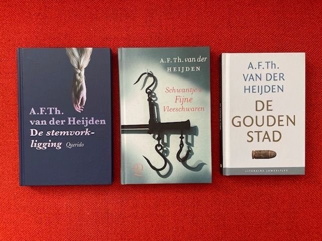 3 bijzondere uitgaven van AFTH van der Heijden, 1 gesigneerd, Ophalen of Verzenden, Zo goed als nieuw, A.F.Th. van der Heijden