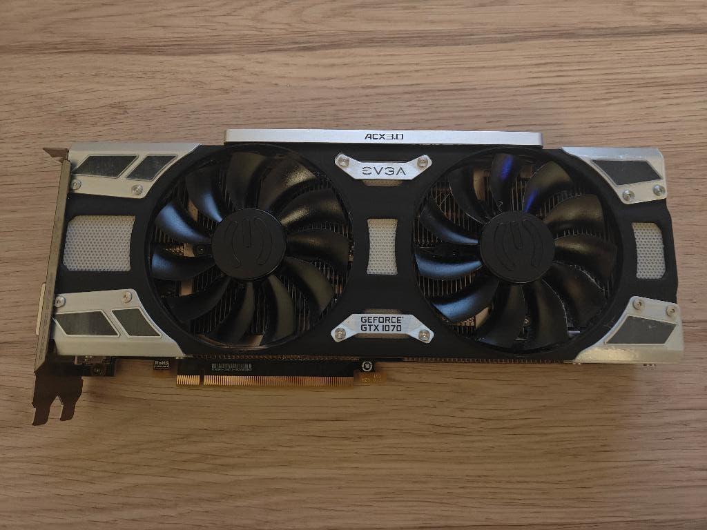gtx 1070 8gb, Computers en Software, Videokaarten, PCI-Express 3, Gebruikt, HDMI, Ophalen of Verzenden