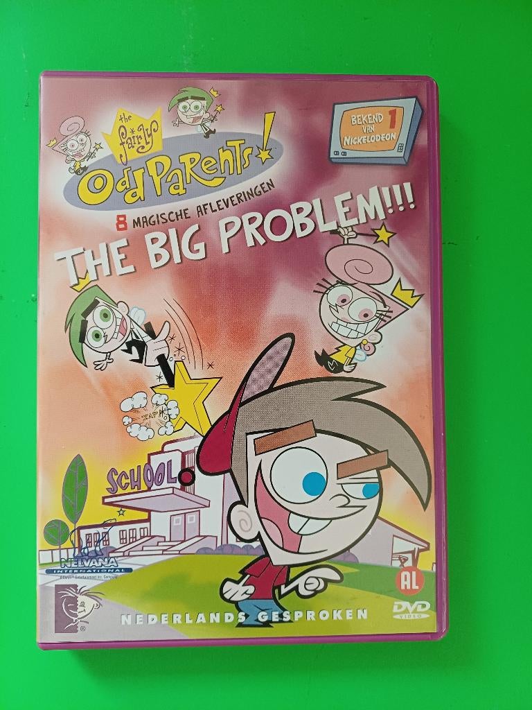DVD - The Fairly Odd Parents - The Big Problem !!!, Cd's en Dvd's, Dvd's | Tekenfilms en Animatie, Gebruikt, Tekenfilm, Ophalen of Verzenden