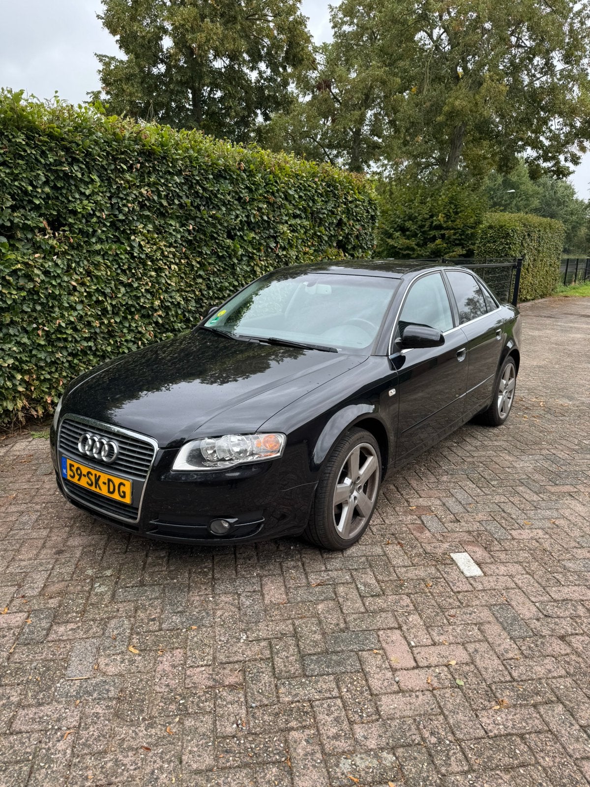 Audi A4 2.0 96KW 2006 Zwart, 4 cilinders, A4, Zwart, Origineel Nederlands