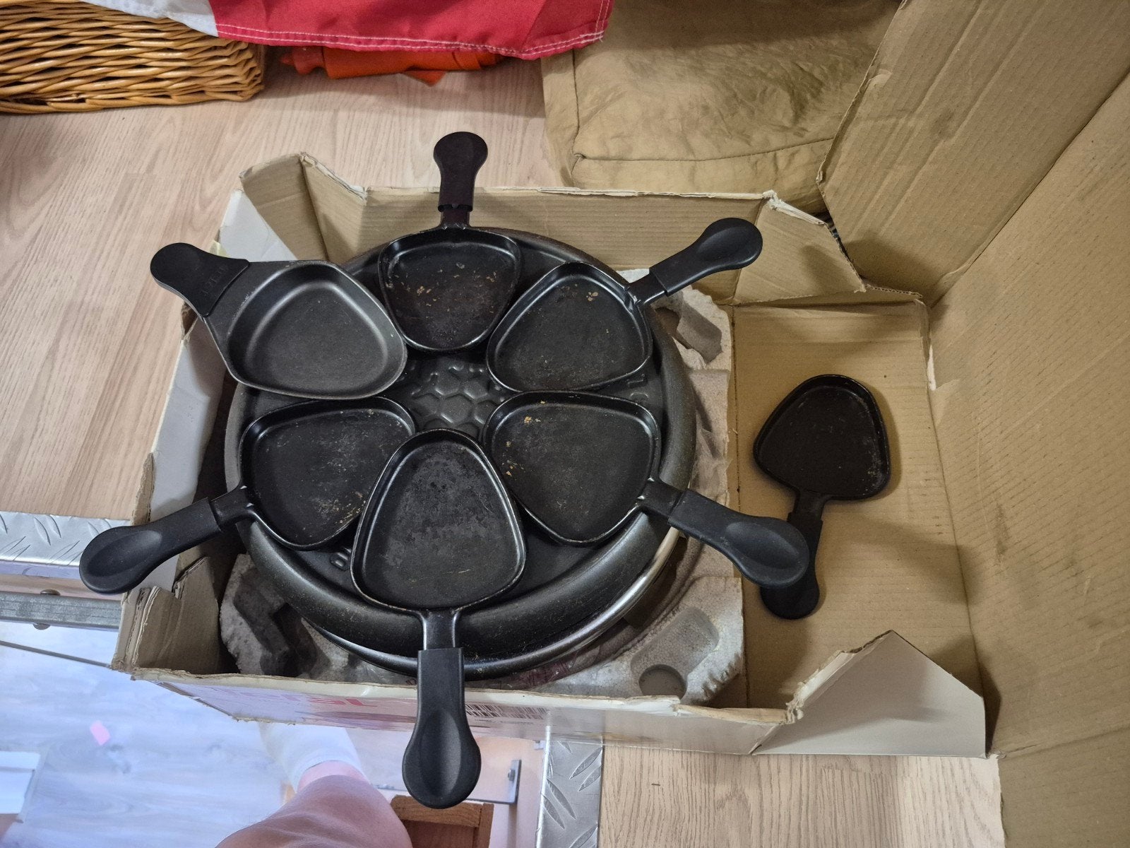 Gourmetstel tefal., Witgoed en Apparatuur, Gourmetstellen, Ophalen of Verzenden, 8 personen of meer