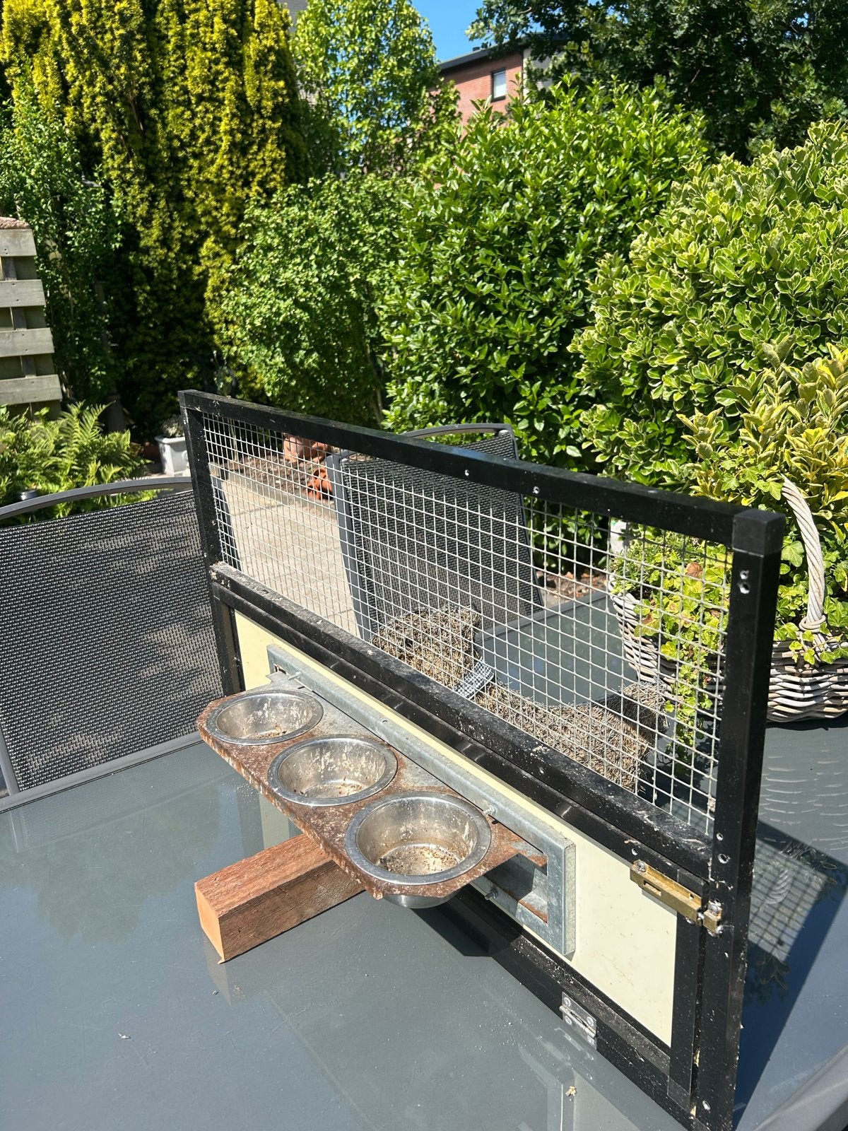 Mechanische voer bakken voor vogels, Ophalen, Gebruikt, Kooi-accessoires
