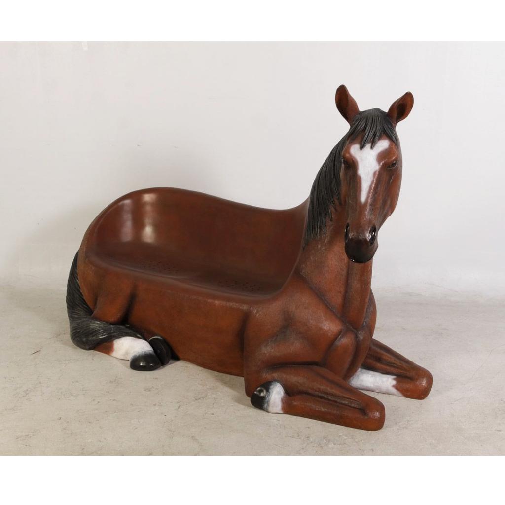 Horse Seat – Paardenbank – Paard Breedte 178 cm Fotomoment, Huis en Inrichting, Banken | Bankstellen, Ophalen, Overige maten, HorecaBeelden