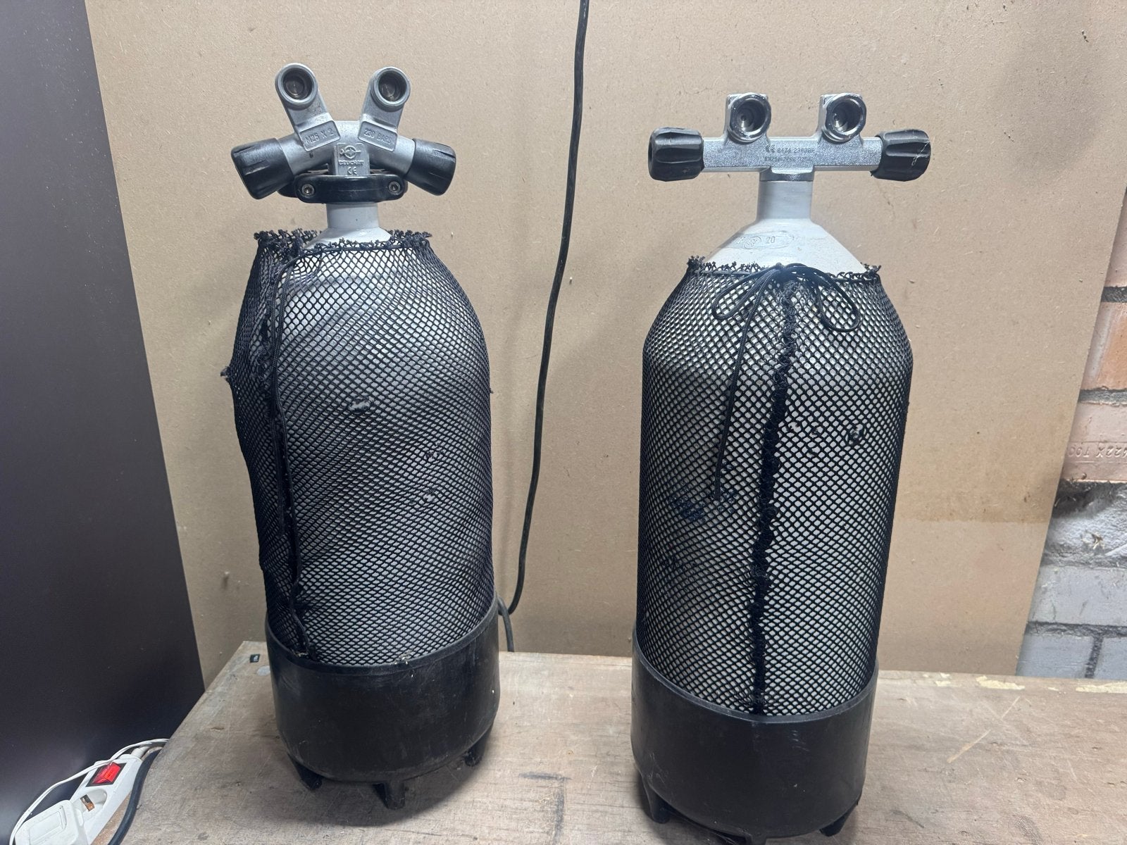 Duikfles 12 liter uit de keuring, Ophalen, Gebruikt, Duikfles