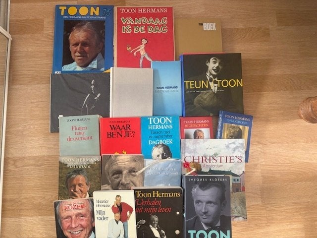 Toon Hermans boeken & VHS banden, Ophalen of Verzenden, Gelezen, Cabaret