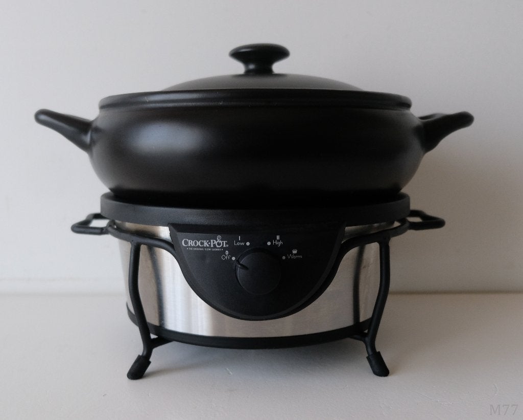 CrockPot SC7500 Slow Cooker, Ophalen of Verzenden, Vaatwasmachinebestendig, Zo goed als nieuw