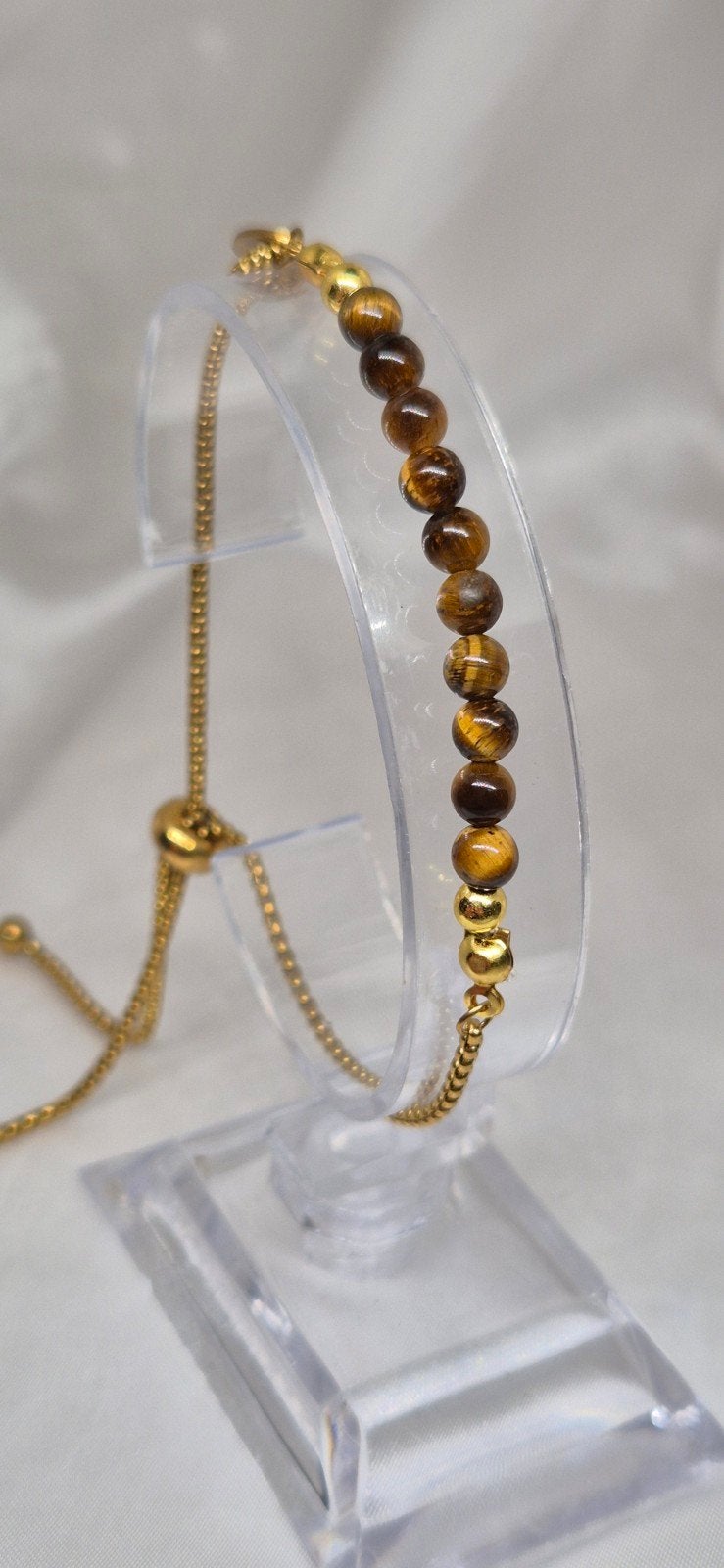 armband 'Tijgeroog', Ophalen of Verzenden, Nieuw, Goud