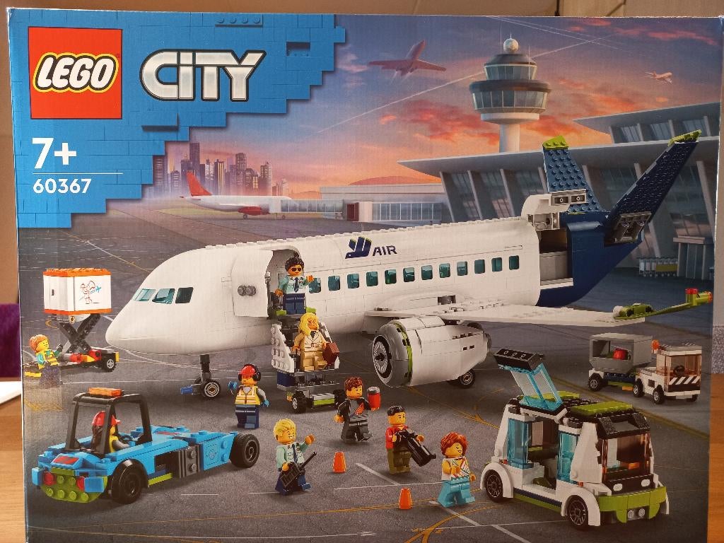 Lego 60367 passagiersvliegtuig in verzegelde doos., Ophalen of Verzenden, Nieuw