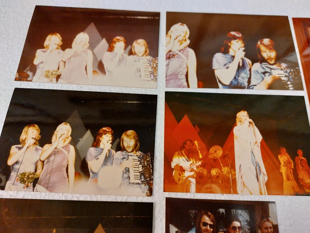 ABBA : 11 kleuren foto's - privé fan foto's, Verzenden, Zo goed als nieuw, Foto of Kaart