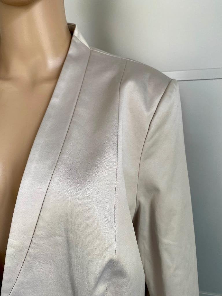 i449 Yaya maat L=42/44 jasje blazer colbert beige, Kleding | Dames, Beige, Maat 42/44 (L), Ophalen of Verzenden, Zo goed als nieuw