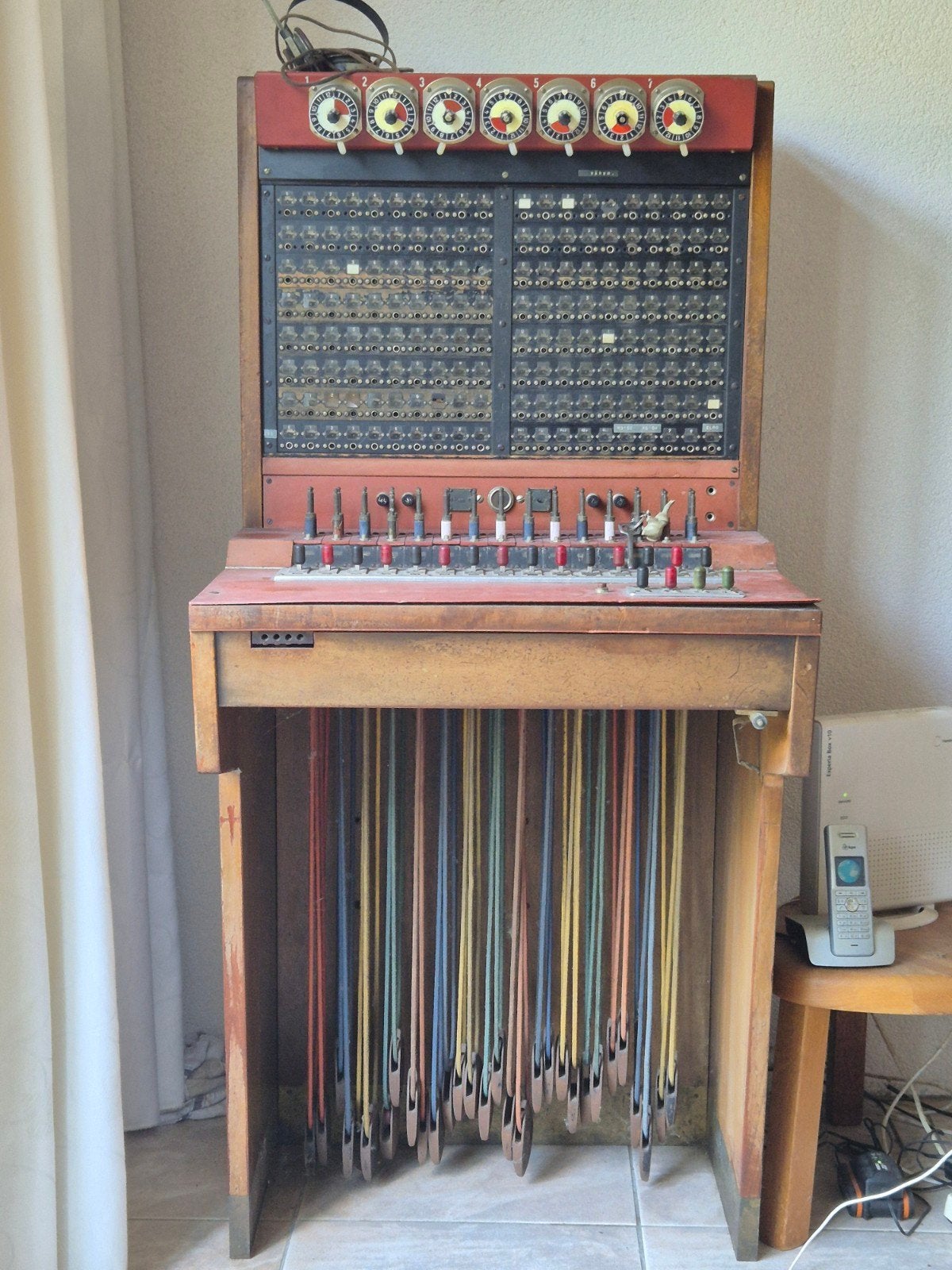 Telefooncentrale rond 1958, Telecommunicatie, Ophalen, Gebruikt