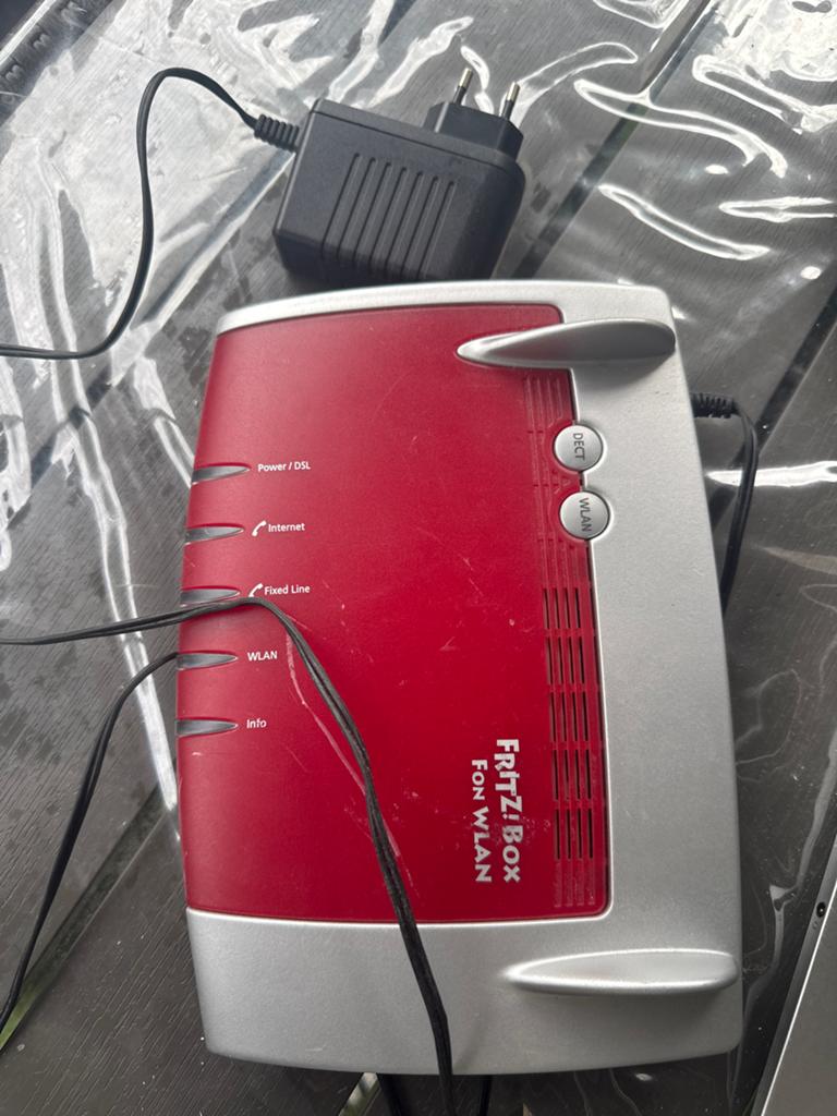 FRITZ!Box Fon WLAN 7390 Router met modem, Computers en Software, Routers en Modems, Ophalen of Verzenden, Gebruikt, Router met modem