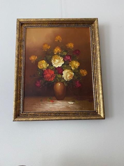 Mooi olieverfschilderij, Ophalen