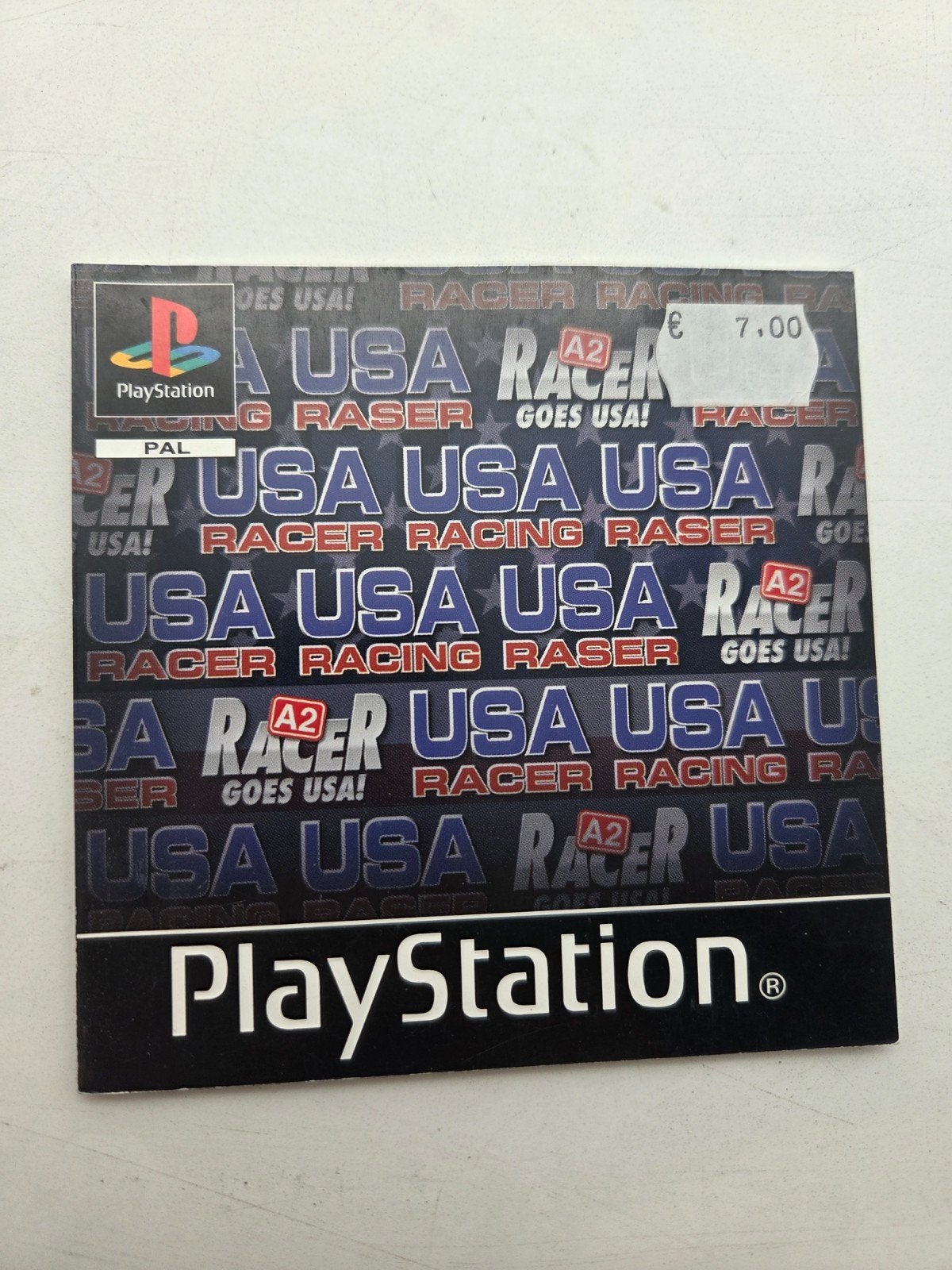 USA Racer PlayStation 1 Game - Handleiding, Spelcomputers en Games, Gebruikt, Ophalen of Verzenden, Onbekend, Vanaf 3 jaar