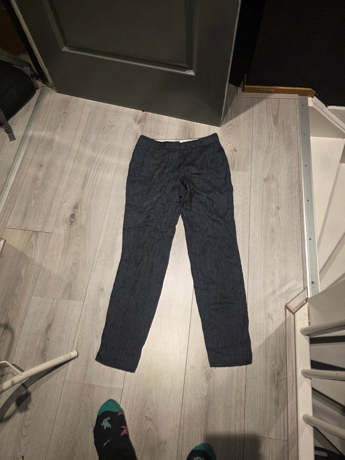 Massimo Dutti broek, maat 36 (S), Massimo Dutti, Blauw, Ophalen of Verzenden, Zo goed als nieuw