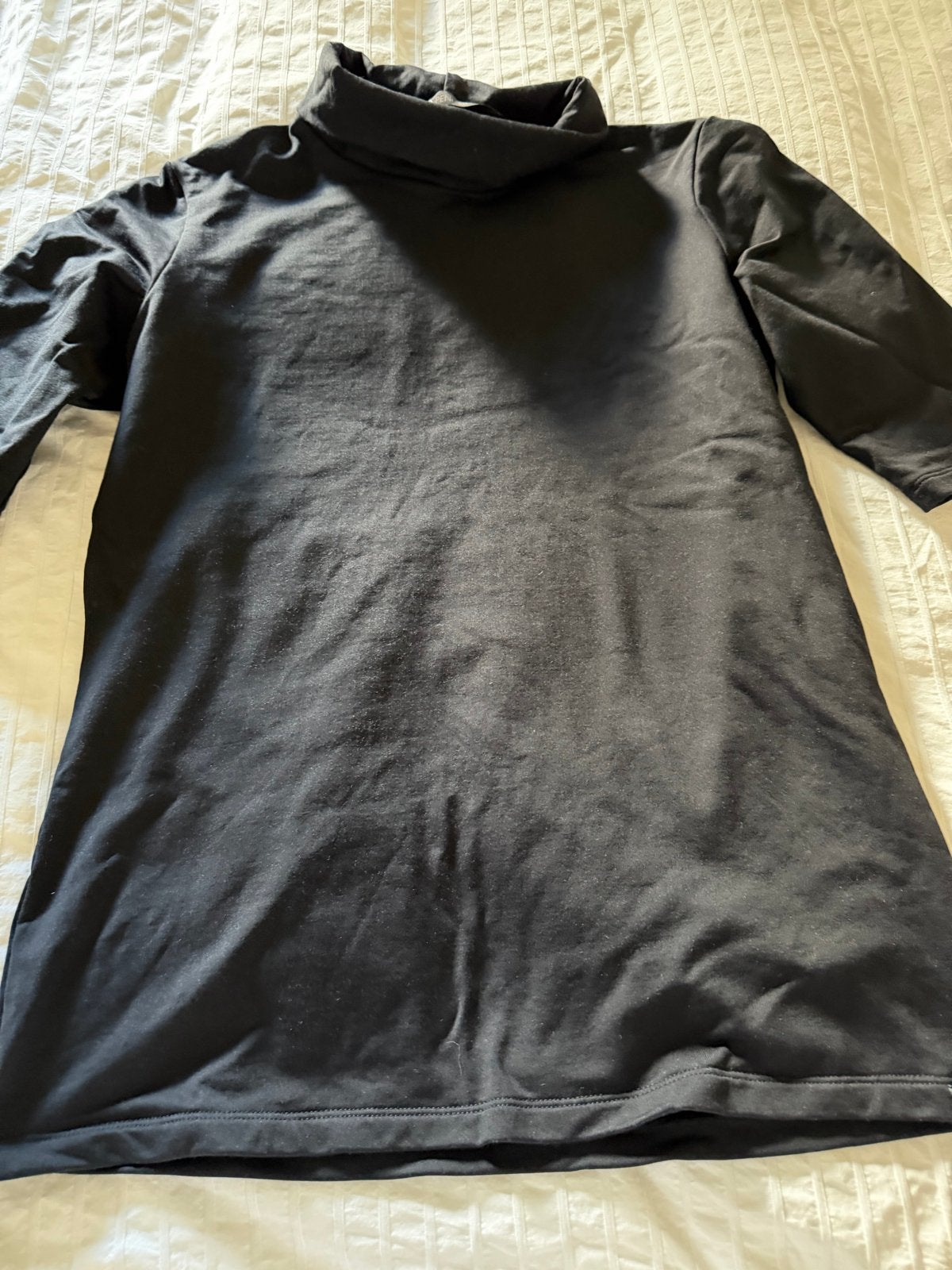 Zwarte coltrui jurk van Penn & Ink N.Y., Ophalen of Verzenden, Gedragen, Maat 38/40 (M), Zwart