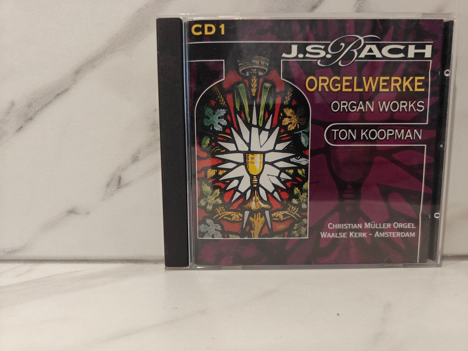 orgelcd J.S. Bach - Orgelwerke / Ton Koopman cd 1, Ophalen of Verzenden, Barok, Gebruikt, Overige typen