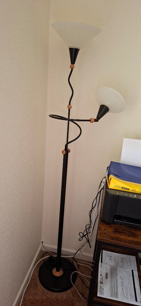 Vloerlamp, Ophalen, Zo goed als nieuw, Glas, 150 tot 200 cm