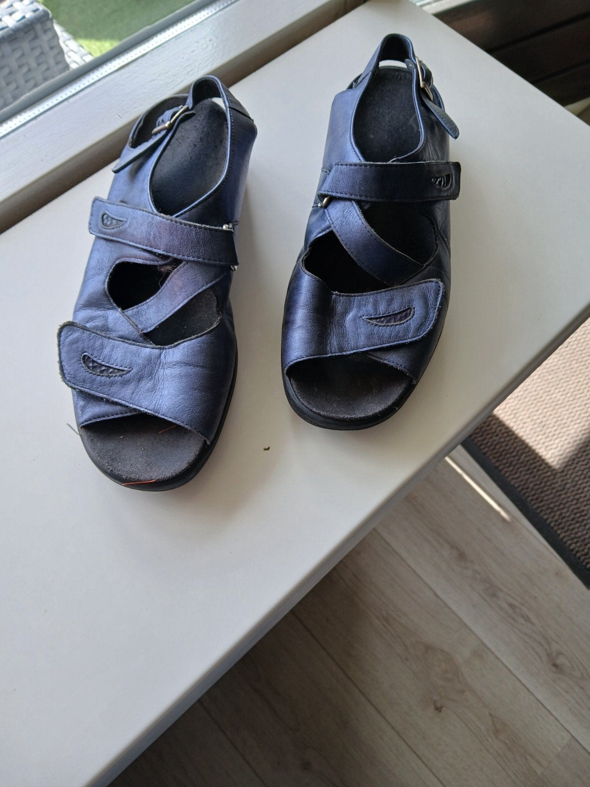 Mooie  leder Vivo Solidus Sandalen mt 38-/5, SOLIDUS, Sandalen of Muiltjes, Zo goed als nieuw, Verzenden