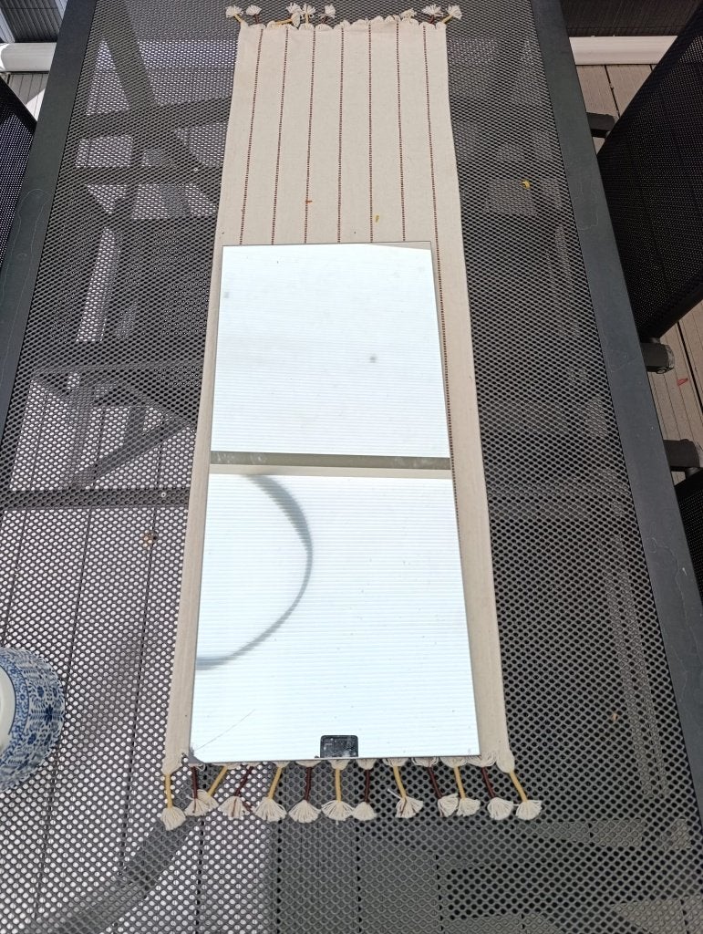 Bathroom cabinet mirror door (with a small crack), Ophalen, Minder dan 50 cm, Gebruikt, Minder dan 100 cm