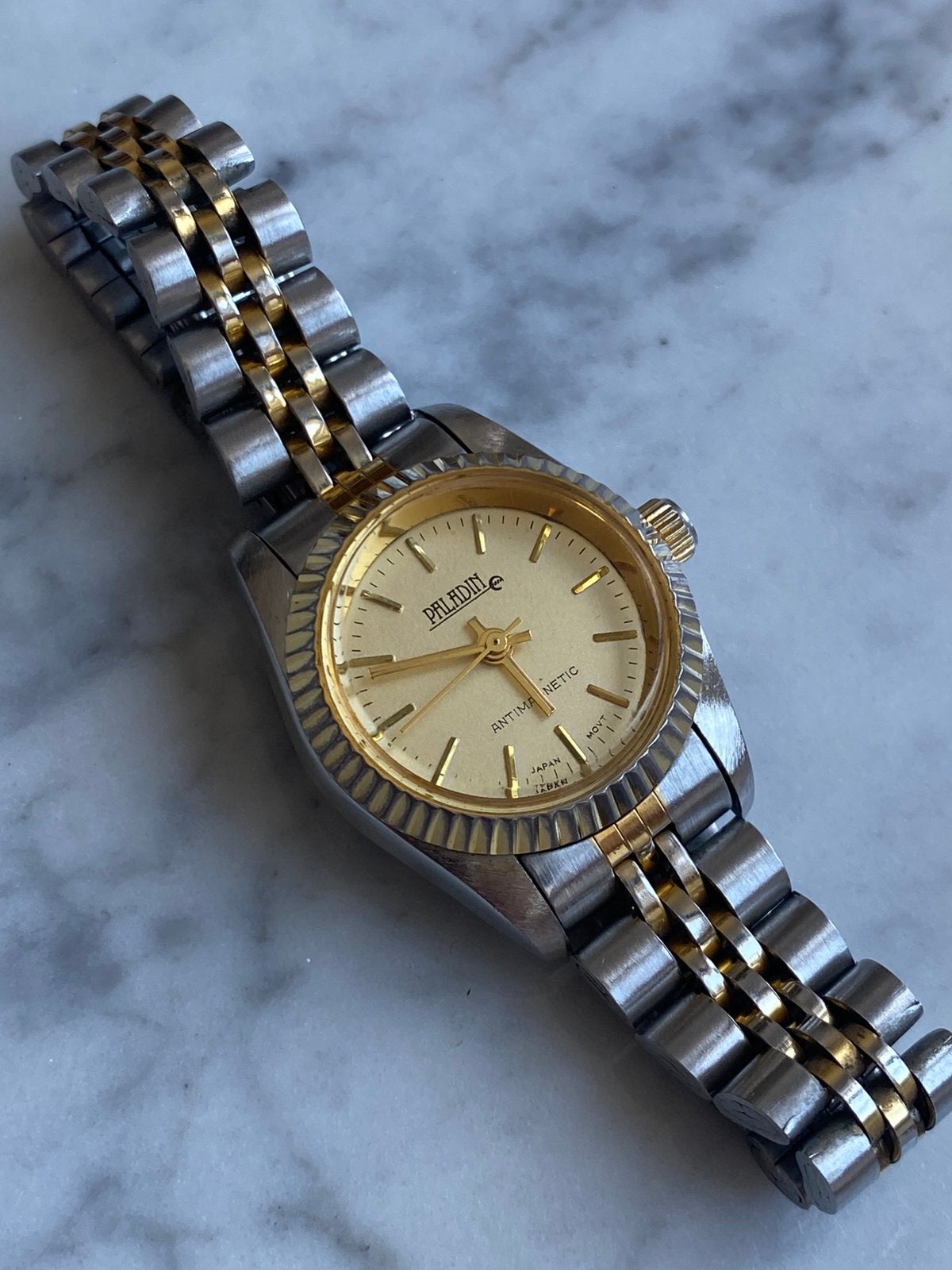 Vintage Paladin horloge Rolex look, Ophalen of Verzenden, Gebruikt, Staal, Overige merken
