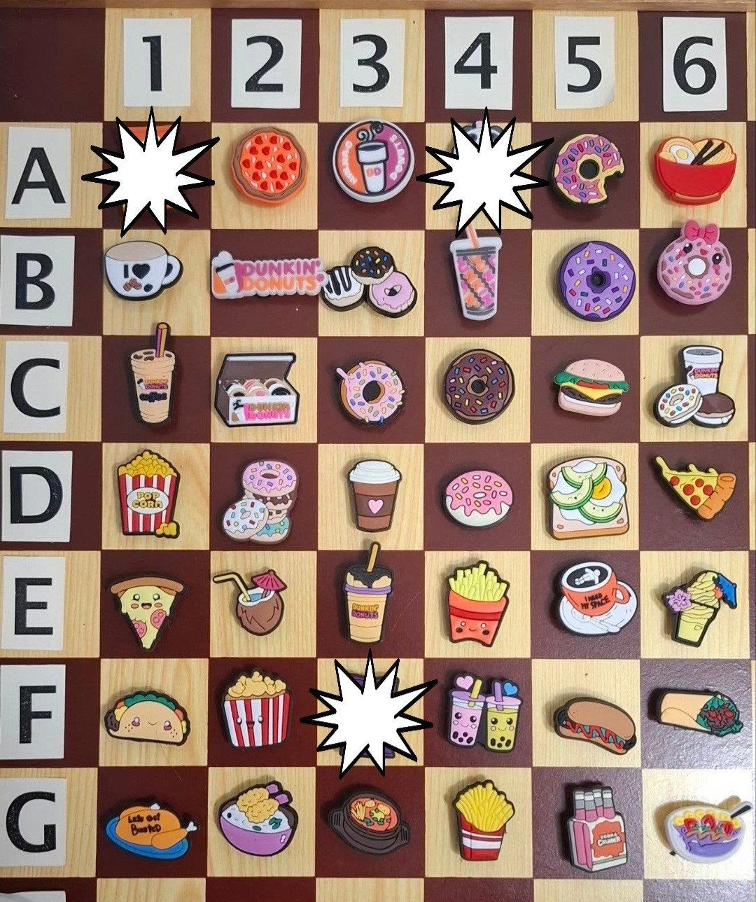 42: Eten, Drinken & Donuts Schoenbedels Charms voor de Crocs, Overige merken, Overige materialen, Nieuw, Ophalen of Verzenden