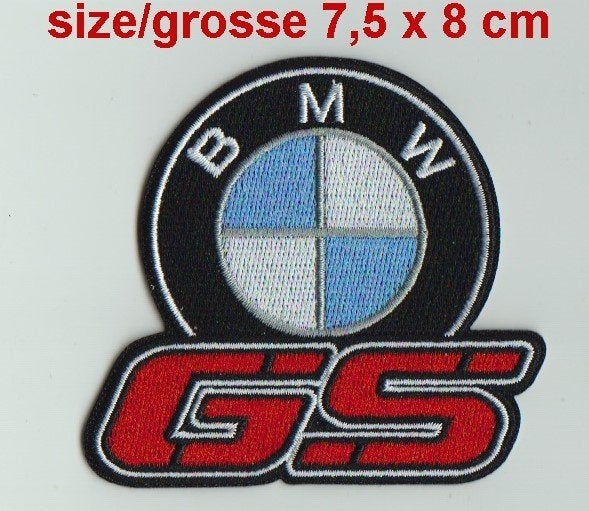 BMW GS patch rood voor R80GS R100GS R1150GS R1200GS 800, Verzenden, Nieuw