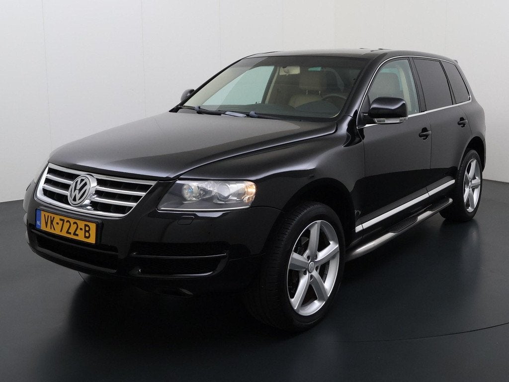 Volkswagen Touareg 3.0 TDI Highline VAN, Auto's, Volkswagen, Automaat, Gebruikt, Beige, Zwart