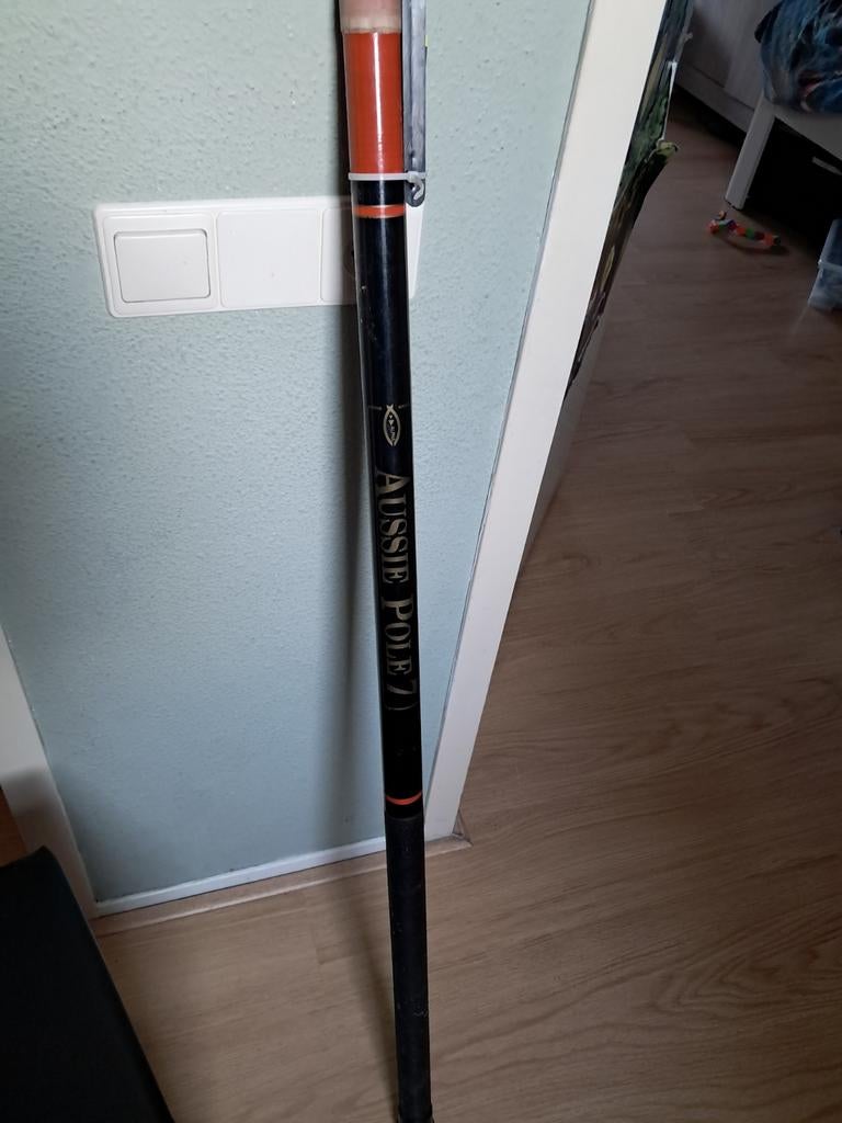 Aussie Pole 7 hengel 7 meter lang, Ophalen, Vaste hengel